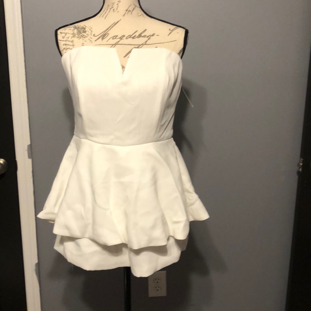 White shorts romper